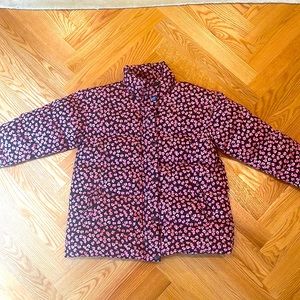 Floral print puffer coat by Sandy Liang for Target, size L